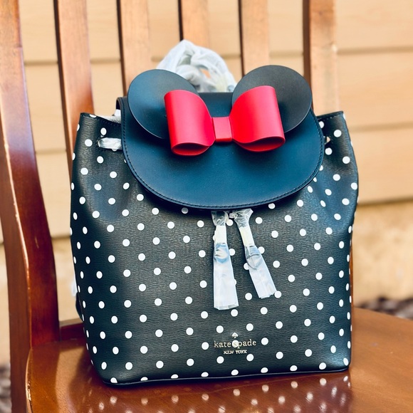 Disney X Kate Spade New York Minnie Mouse Backpack - NWT - Picture 9 of 10
